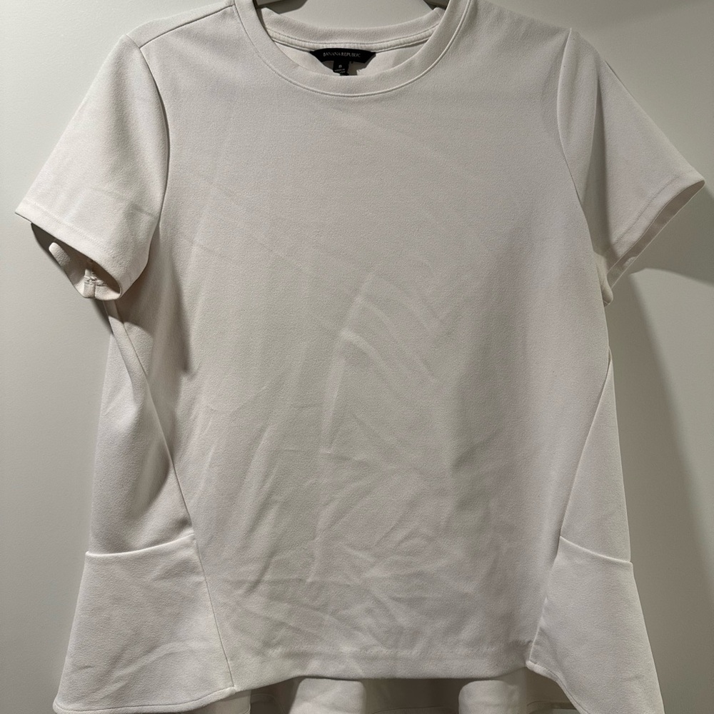 White Short Sleeve Top